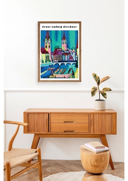 Ernst Ludwig Kirchner Ahşap Çerçeveli Tablo modelleri