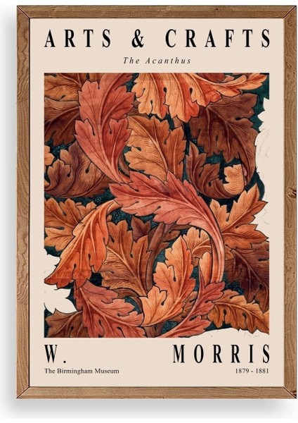 Morris Ahşap Çerçeveli Tablo