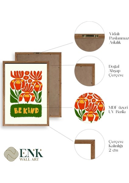 Motto Ahşap Çerçeveli Tablo fırsatları