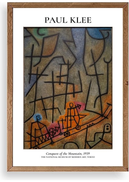 Paul Klee Ahşap Çerçeveli Tablo