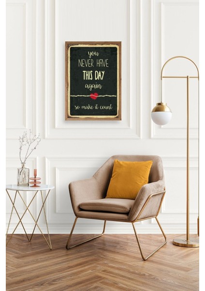 Motto Ahşap Çerçeveli Tablo fiyatları