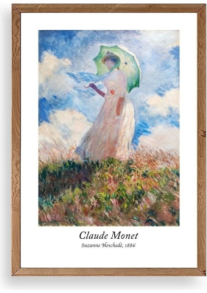 Claude Monet Ahşap Çerçeveli Tablo