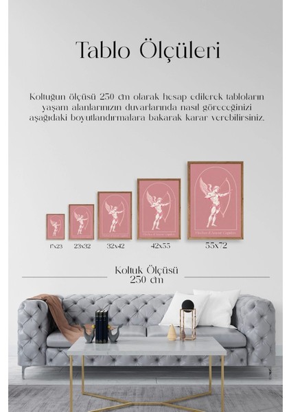 Cupid Ahşap Çerçeveli Tablo indirimleri