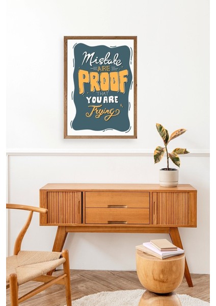 Motto Ahşap Çerçeveli Tablo modelleri