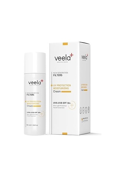 Veela 50 Spf+ Güneş Kremi – Koruma &amp; – Uv Koruma, Işık Koruması, Geniş