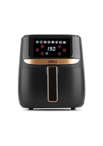 Aırtron AF-700 Sıcak Hava Fritözü - Siyah&bakır