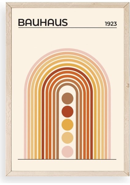 Bauhaus Ahşap Çerçeveli Tablo