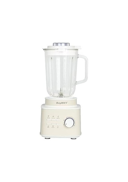 Berghoff Gem 1500 W Masaüstü Blender – 1, 5 L Cam Hazne, Titanyum Bıçak, Bakır Ac Motor | Kre