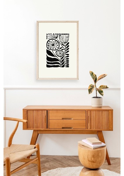 Çiçek Ahşap Çerçeveli Tablo modelleri