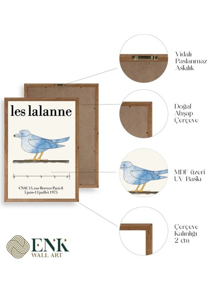 Les Lalanne Ahşap Çerçeveli Tablo fırsatları