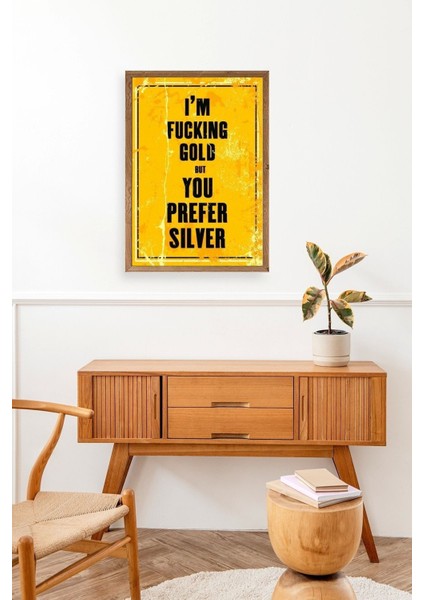 Motto Ahşap Çerçeveli Tablo modelleri