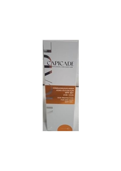 Capicade Güneş Spf 50 ve Krem Kuru Cilt 100 ml