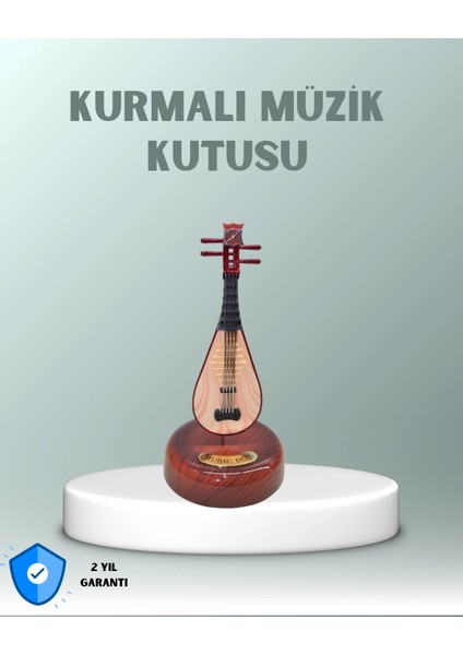 Buğz Enstrüman Figürlü Melodi Çalan Dekoratif Müzik Kutusu
