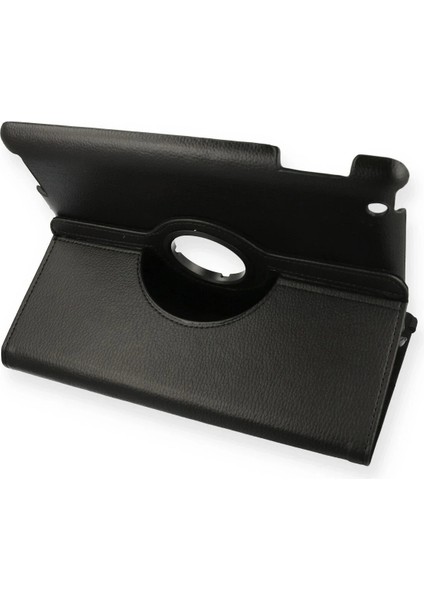 iPad 4 9.7 Kılıf 360 Tablet Deri Kılıf - SIYAH-(5796) - ER001Y-53TGM1