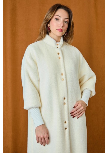 Çıtçıt Detaylı Angora Kaban Mont 15230 Ekru fiyatları