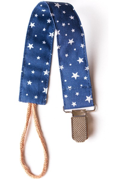 Lacivert Yıldız - Indigo - Vizon Puantiye Emzik Askısı Seti - 3'lü Emzik Zinciri Seti fiyatları