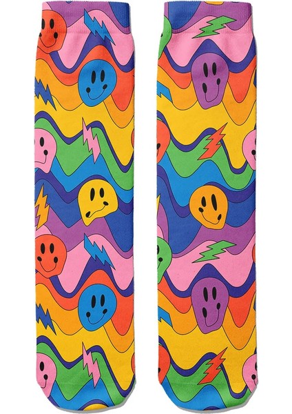 Dijital Baskılı Soket Çorap