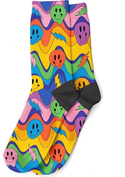 Dijital Baskılı Soket Çorap modelleri