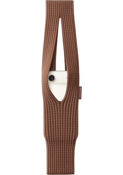 Tüm Telefonlarla Uyumlu iPhone Pocket Issey Mıyake Örgü Telefon Çantası Askısı 40CM