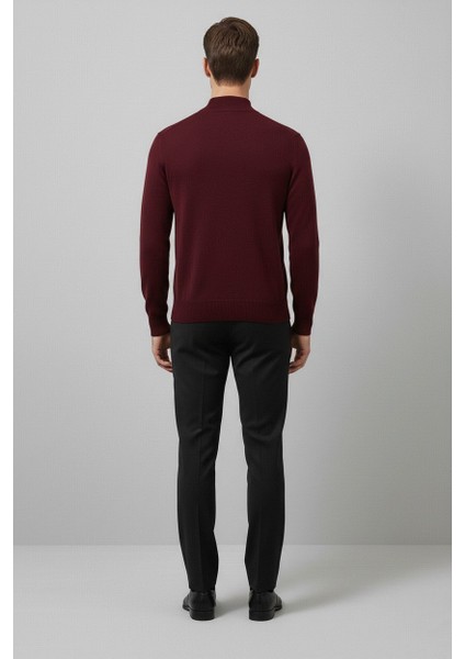 Erkek Slim Kesim Yumuşak Dokulu Tüylenmeyen Yarım Balıkçı Yaka Triko Kazak fırsatları