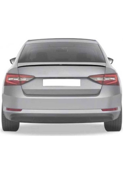 Skoda Süper B 2015-2019 Piano Black Bagaj Spoiler