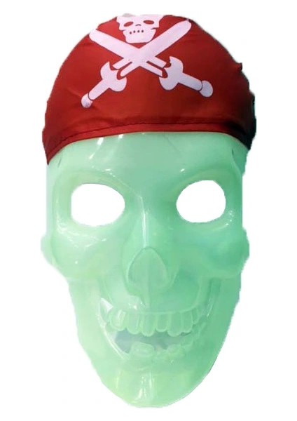 Buğz Fosforlu Korsan Maskesi