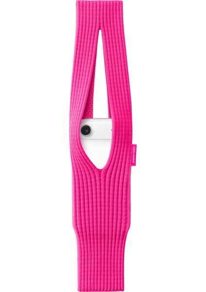 Tüm Telefonlarla Uyumlu iPhone Pocket Issey Mıyake Örgü Telefon Çantası Askısı 40CM