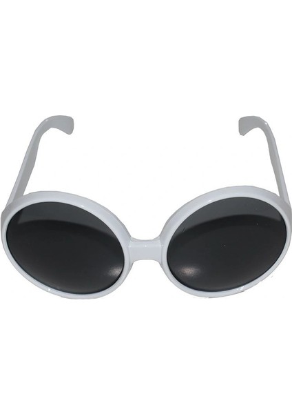 Buğz 80 Li Yıllar Beyaz Renk Nostalji Yeşilçam Parti Gözlüğü