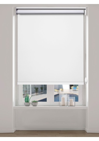 Lotus Serisi Ekru Renk A Kalite Mat Stor Perde