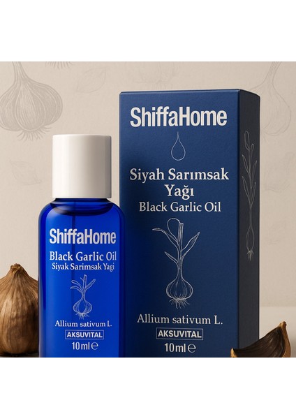 Saf Siyah Sarımsak Yağı 10 ml
