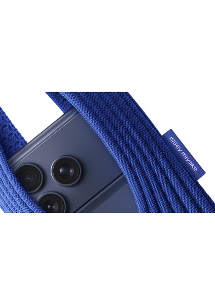 Tüm Telefonlarla Uyumlu iPhone Pocket Issey Mıyake Örgü Telefon Çantası Askısı 40CM