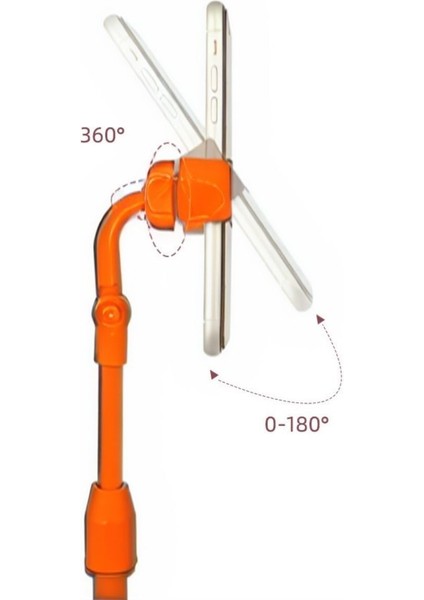 ® Masa Üstü Tablet ve Telefon Tutucu Plastik Aparat Turuncu Telefon Standı indirimleri