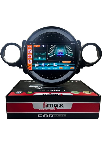 Mini Cooper 2007-2011 Fimex 4-64 (Fanlı) Dspli Pro Oem Multimedia