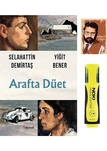 Arafta Düet - Selahattin Demirtaş - Not Defterli ve Fosforlu Kalemli Seti