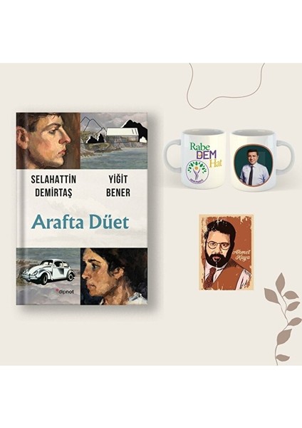 Arafta Düet - Selahattin Demirtaş - Dem Parti ve Demirtaş Kupalı - Not Defterli Seti