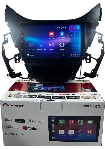 Hyundai Elentra 2012-2014 Pioneer 4-64 Tam Profesyonel Oem Multimedia