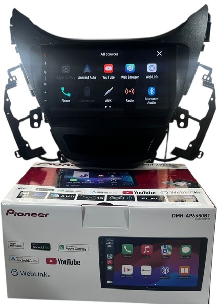 Hyundai Elentra 2012-2014 Pioneer 4-64 Tam Profesyonel Oem Multimedia fiyatları