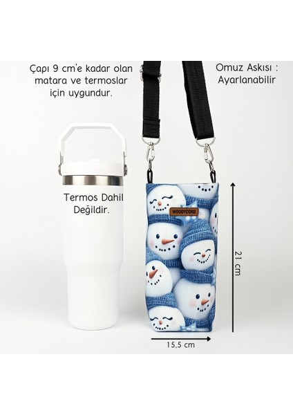 1 Litrelik Kardan Adamlar Termos Matara Kılıfı fiyatları