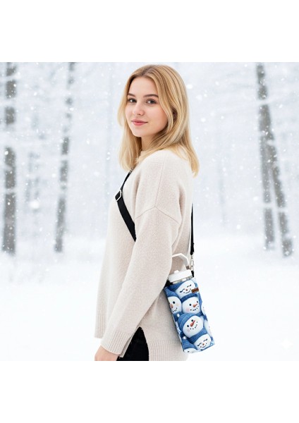 1 Litrelik Kardan Adamlar Termos Matara Kılıfı fırsatları