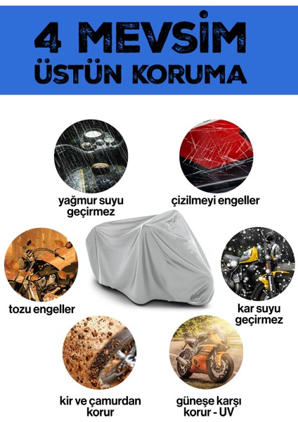 Mondial 125 Lavinia Motosiklet Brandası Çadır Örtü - Miflonlu fiyatları