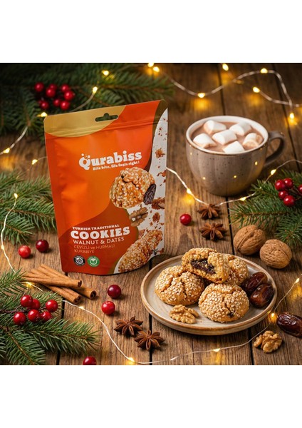 Cevizli ve Hurmalı Doğal El Yapımı Geleneksel Kurabiye | 150 gr fiyatları