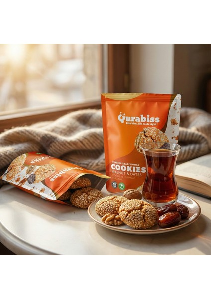 Cevizli ve Hurmalı Doğal El Yapımı Geleneksel Kurabiye | 150 gr fırsatları