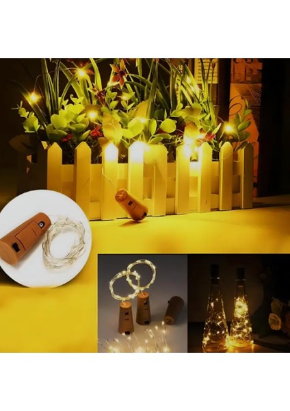 Mantar Tıpa Peri LED – Şişe Içi Dekoratif Aydınlatma