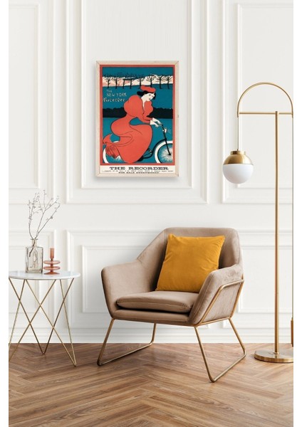 The New York Recorder Ahşap Çerçeveli Tablo fiyatları