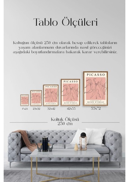 Picasso Ahşap Çerçeveli Tablo indirimleri