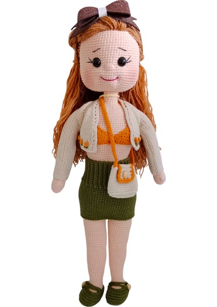 El Yapımı Çiçek Işleme Hırkalı Scotish Bebek