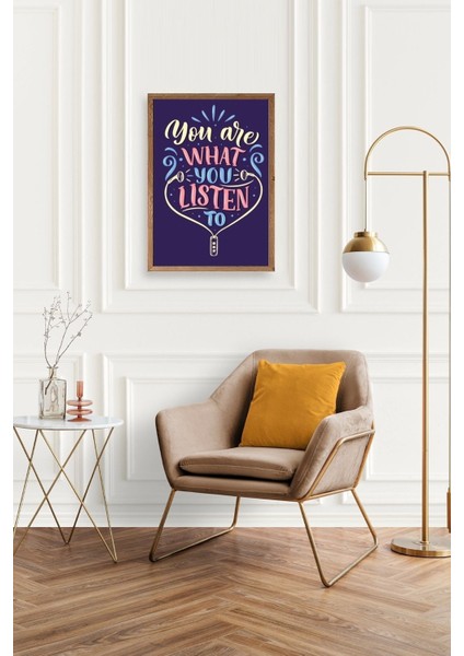 Motto Ahşap Çerçeveli Tablo fiyatları