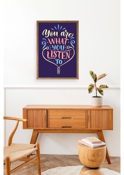 Motto Ahşap Çerçeveli Tablo modelleri