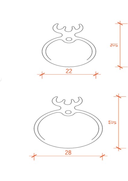 Geyik Boynuzu Sunum Kesme Tahtası ve Stand 3 Parça Ahşap Görünümlü 8 mm Mdf fiyatları