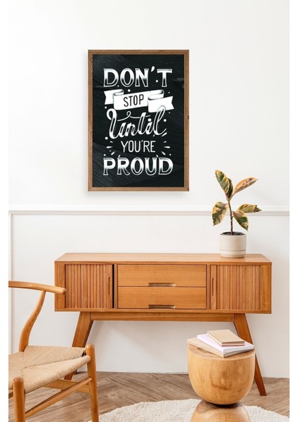 Motto Ahşap Çerçeveli Tablo modelleri